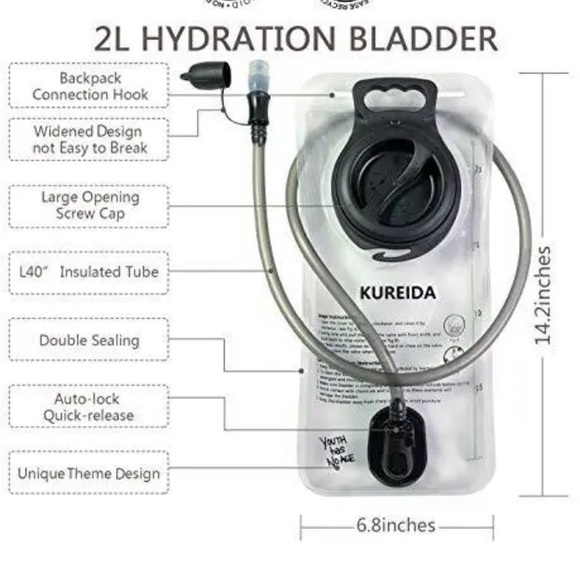 Kureida Water Reservoir 2 Liter - Picture 3 of 5